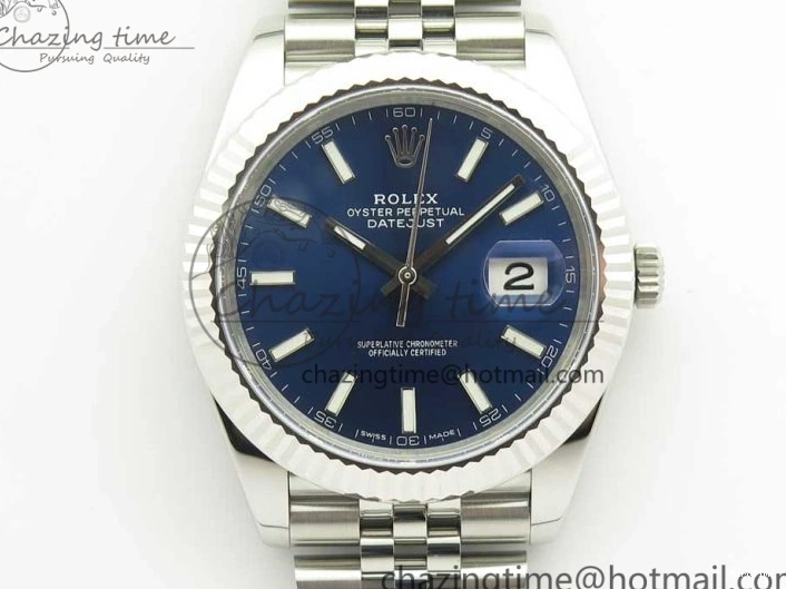 MiroTime 0517 DateJust 41 126334 ARF 1:1 Best Edition 904L Steel Blue Dial on Jubilee Bracelet A WaterResistant 3254